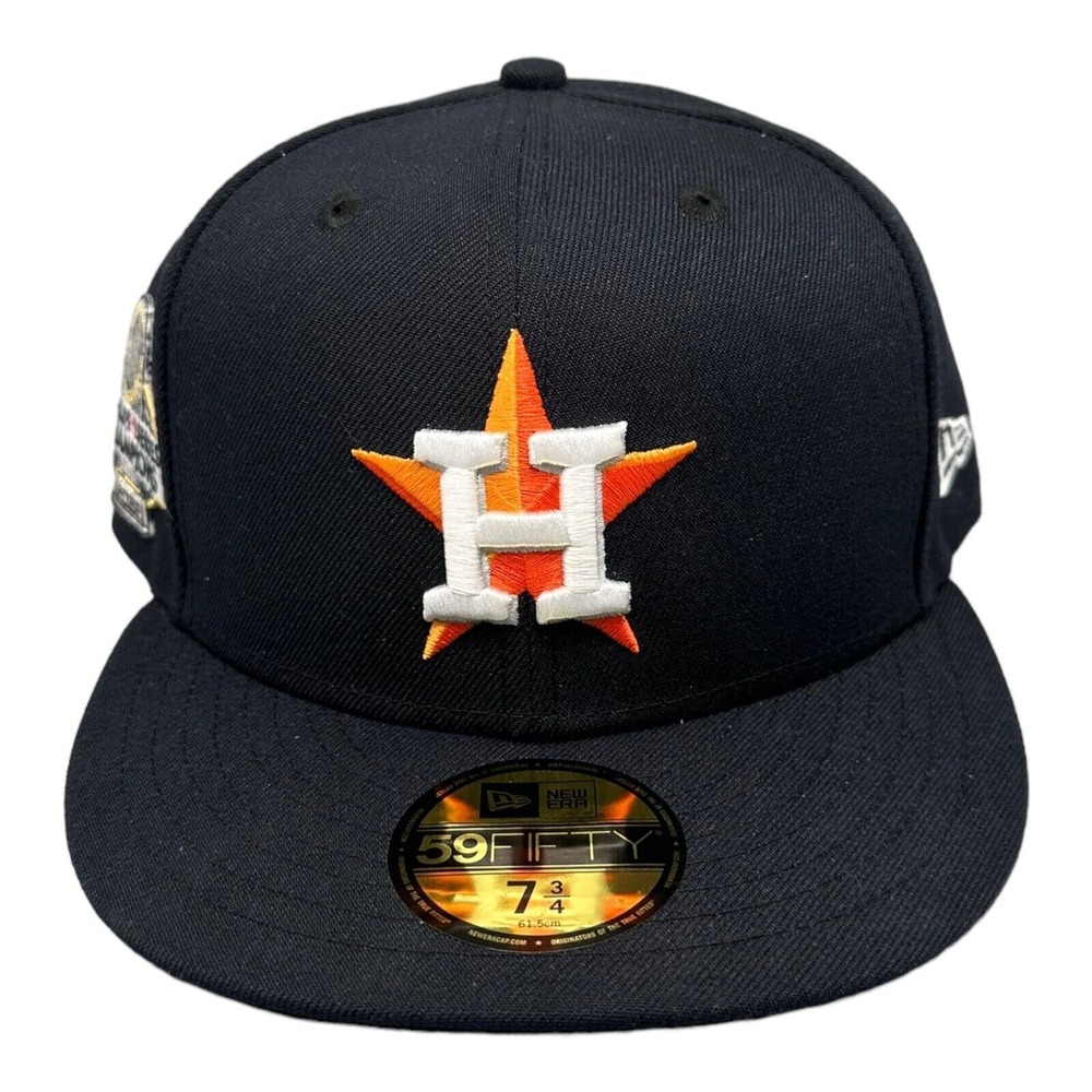New Era Houston Astros World Series Champions‎ 59Fifty Fitted Hat Size 7 3/4 NWT